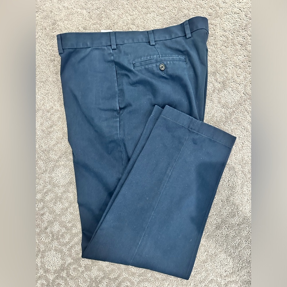 Men’s Brooks brothers 40 x 30 navy cotton pants